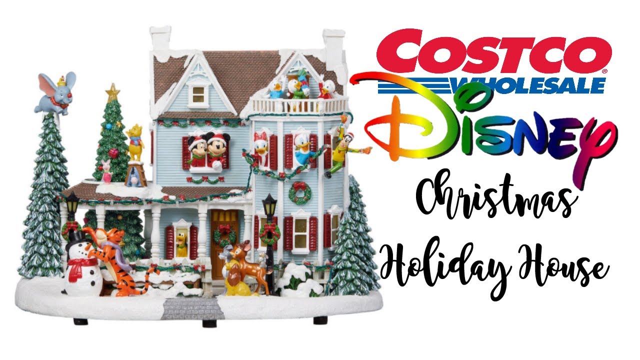 Disney Christmas Holiday House Ornament - Costco Disney Collection