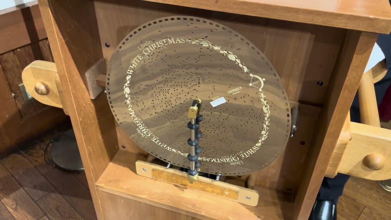 ホワイトクリスマス（オルフェウスディスクオルゴール80弁×2）White