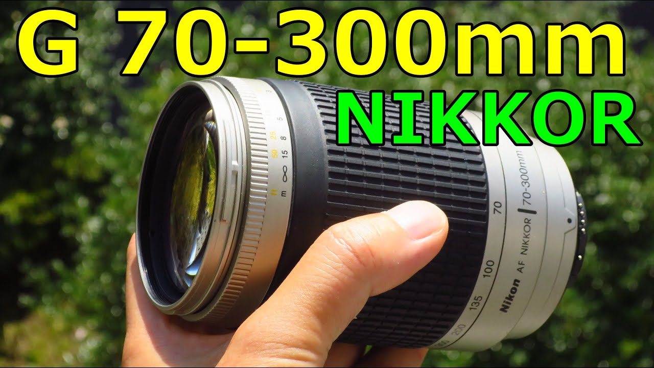 ジャンク】1100円 AF Zoom-Nikkor 70-300mm F4-5.6G 動作検証・作例