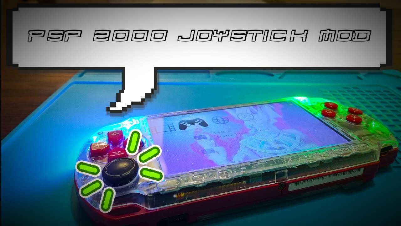 PSP 2000 Nintendo Switch Joystick MOD - YouTube