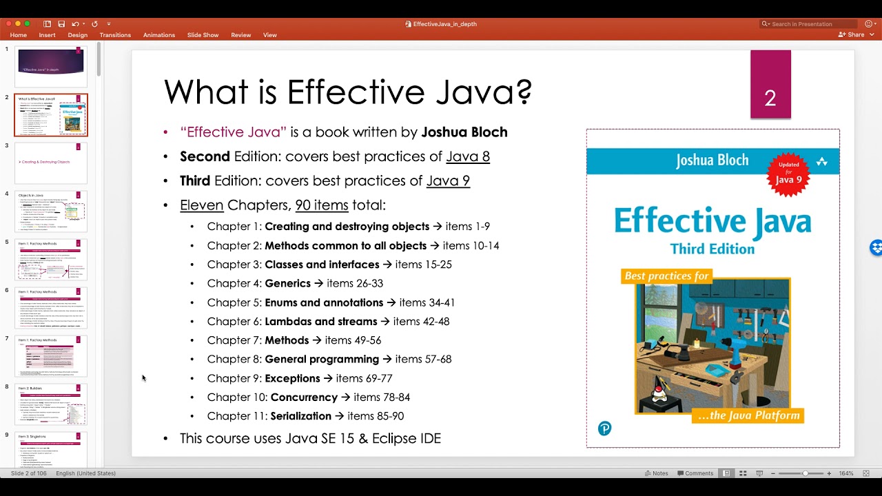Effective Java in Depth: Introduction - YouTube