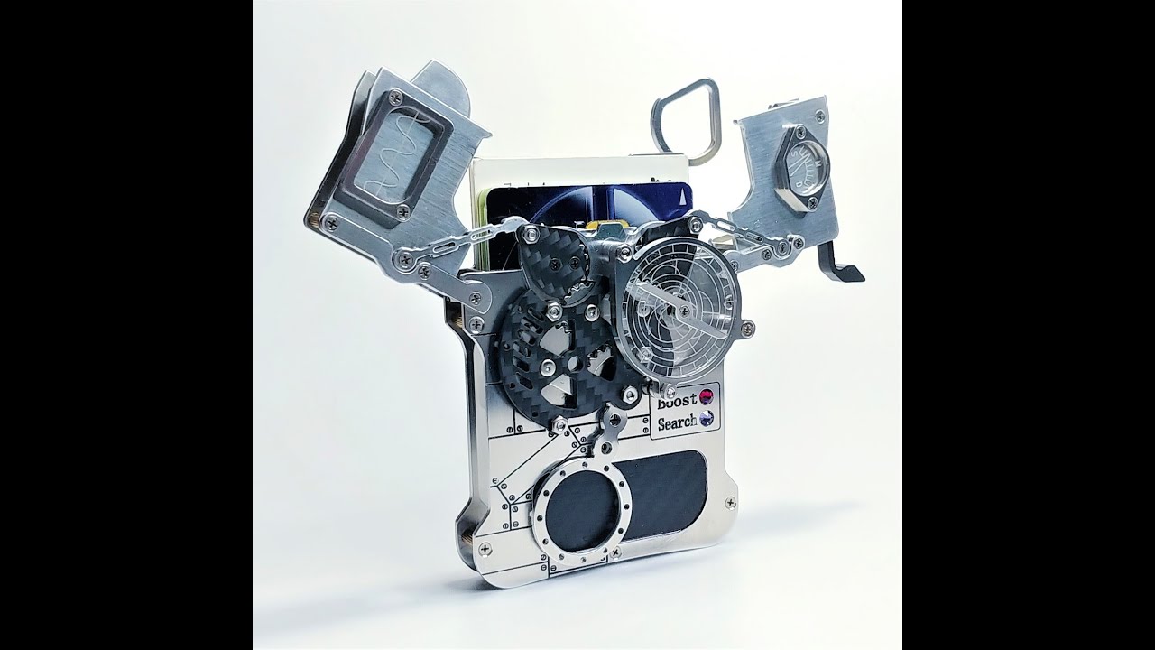 これが令和の名刺入れ】精巧なギミックが搭載されたスチームパンク心を