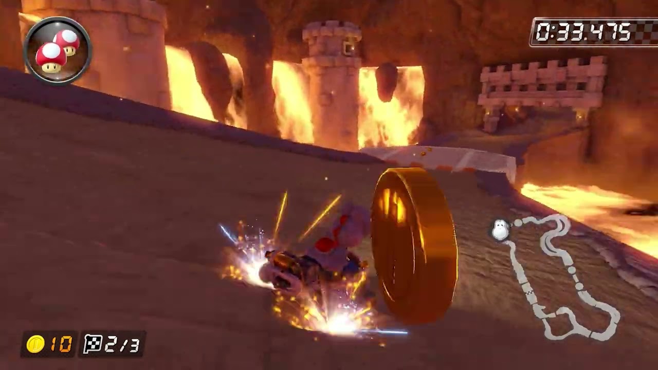 Wii Grumble Volcano [200cc] - 1:21.095 - Synapse (Mario Kart 8