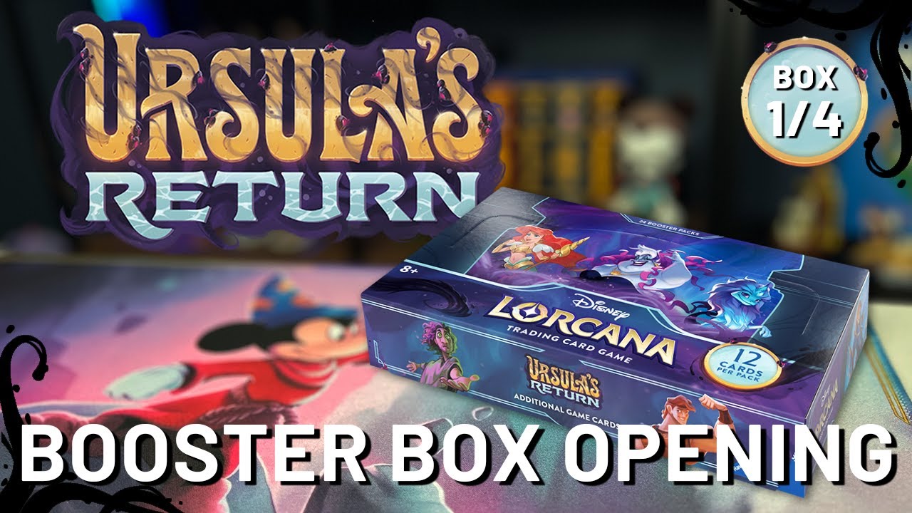 Ursula's Return BOOSTER BOX OPENING 1/4 | Disney Lorcana Case