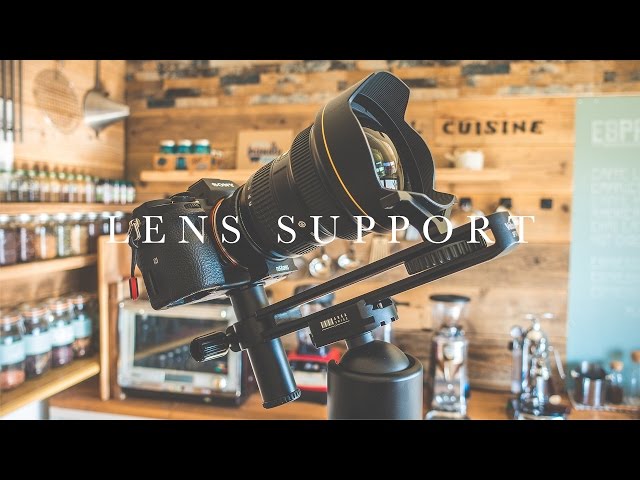 全然ブレない！レンズサポーター「SPT-1」 - YouTube