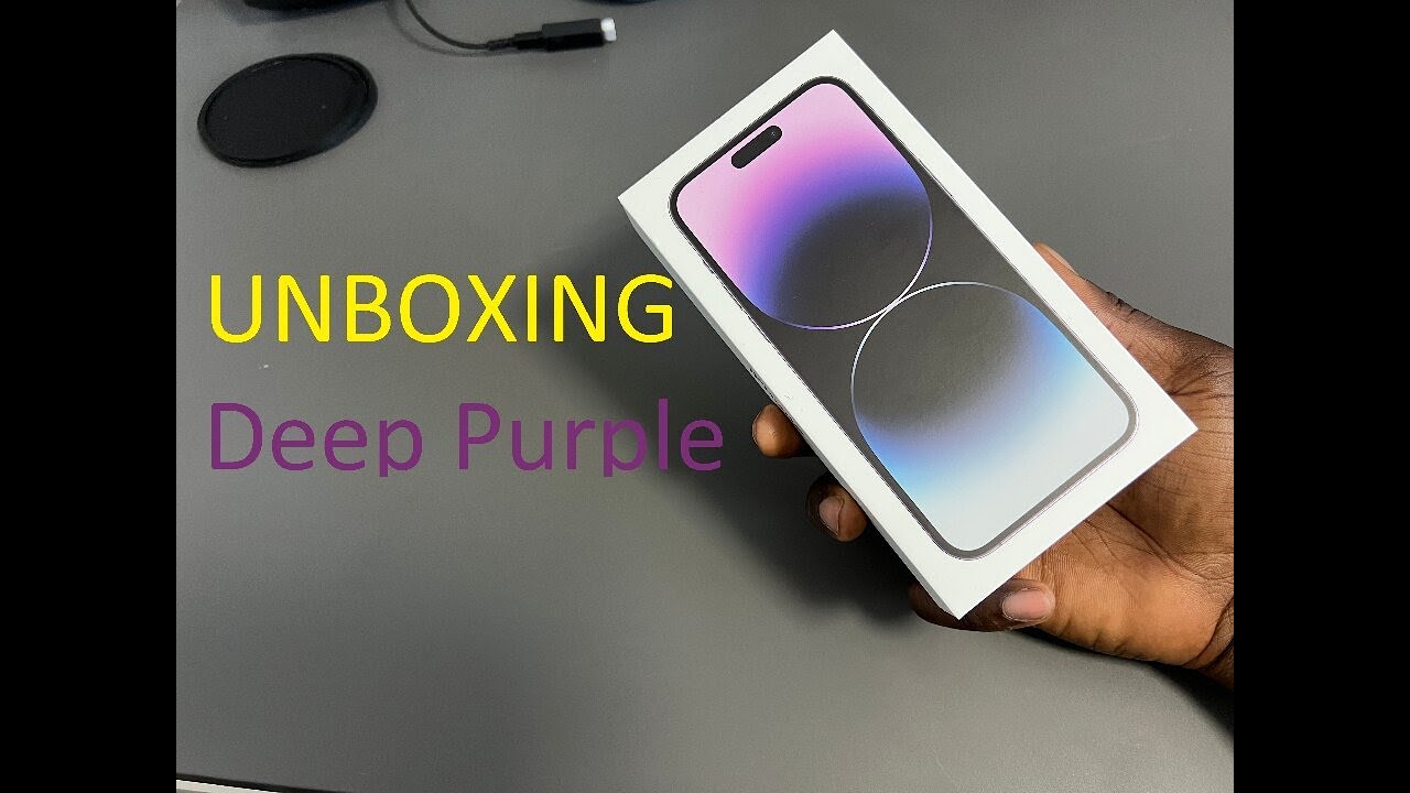 iPhone 14 Pro Max 512GB - Deep Purple Unboxing - YouTube