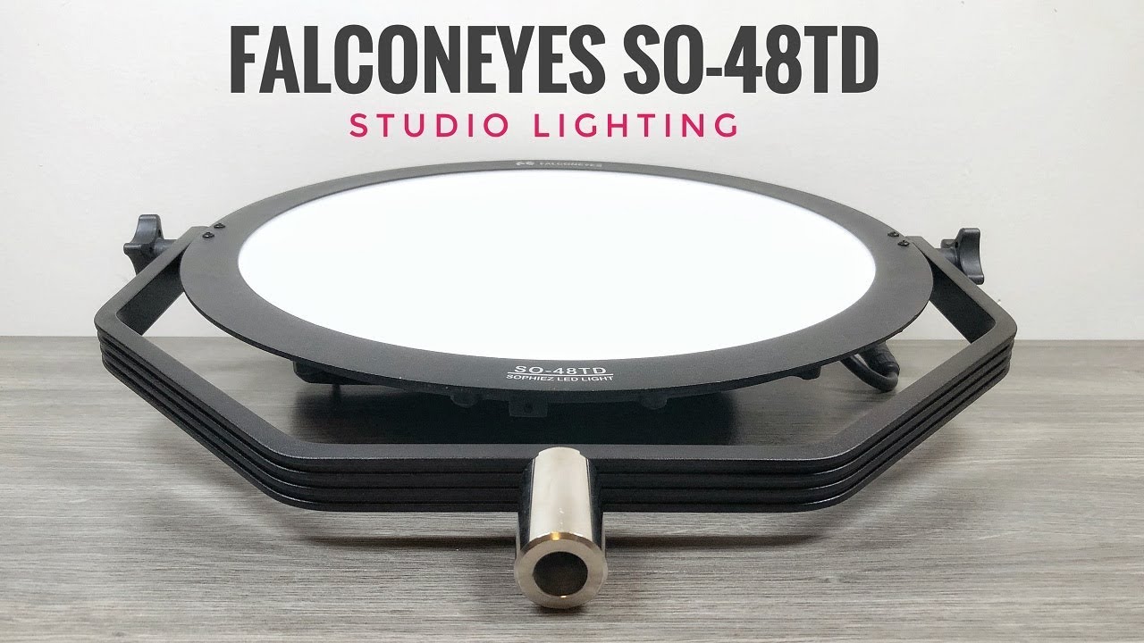 FalconEyes SO-48TD | Perfect YouTube Studio Lighting - YouTube