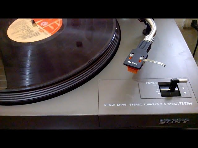 Sony PS-3750 Turntable - YouTube