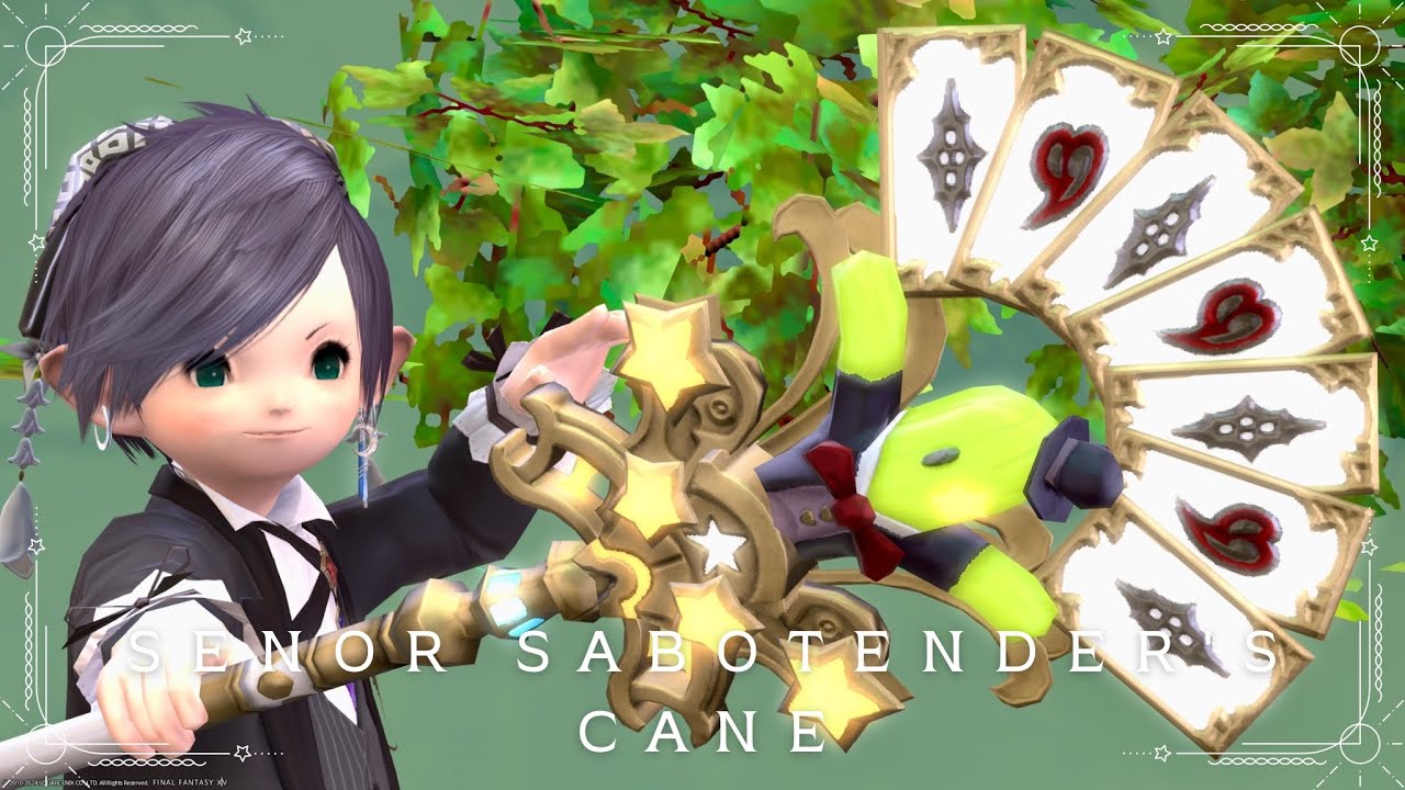 ゴールドソーサーの愉快なサボテンダー白魔道士杖『セニョール・ケーン