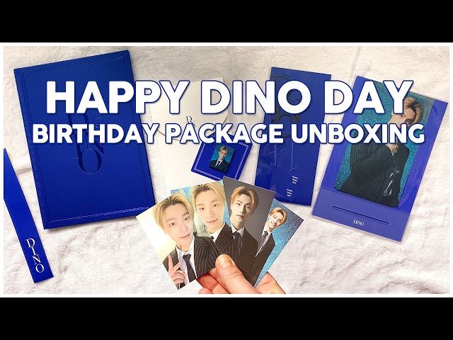 📦 HAPPY DINO DAY BIRTHDAY PACKAGE | SEVENTEEN UNBOXING - YouTube