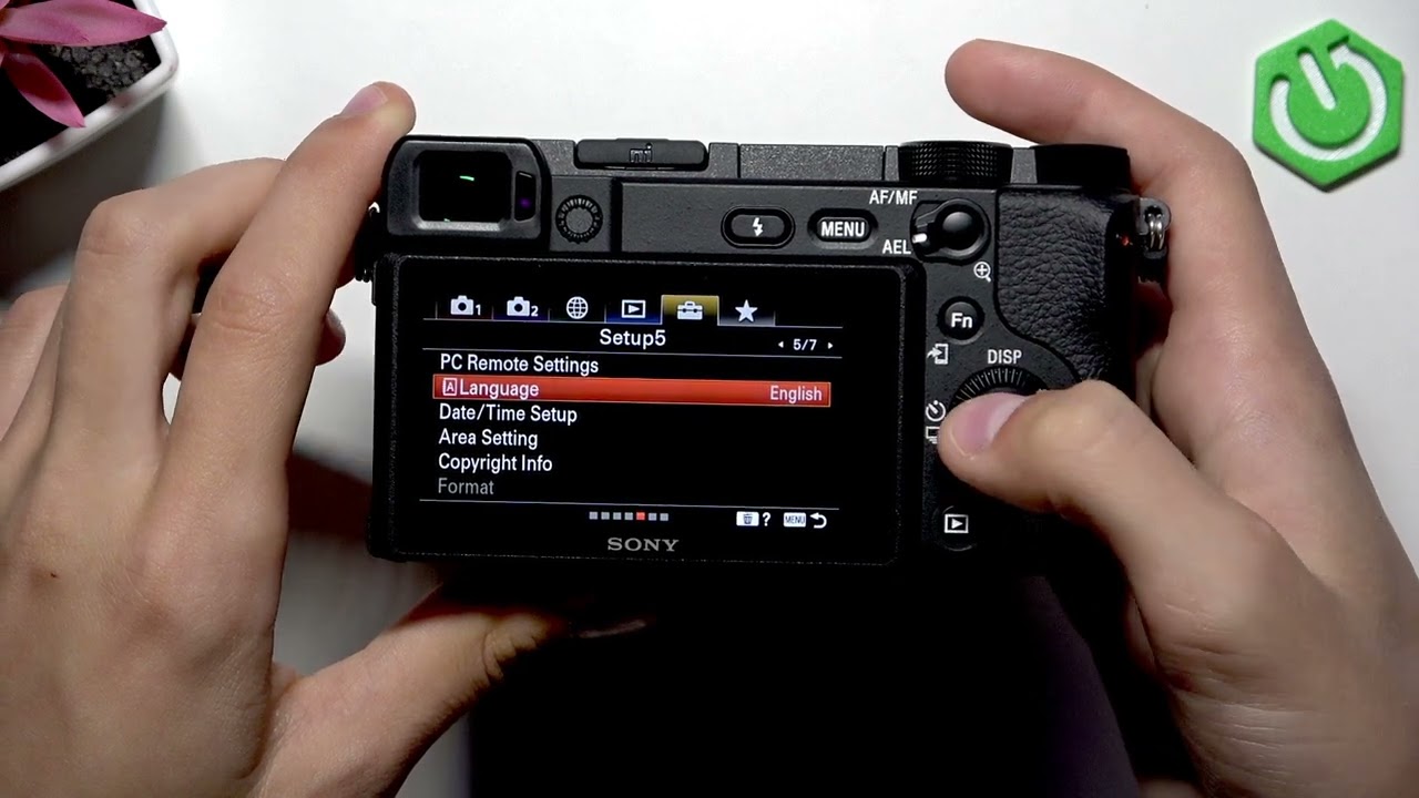 SONY A6400 – How to Change Language - YouTube