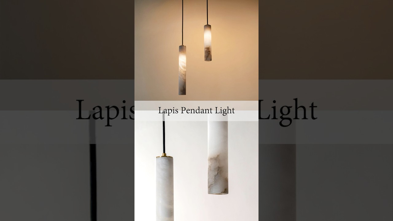 大理石の表情が美しいモダンなペンダントライト - ラピスペンダント
