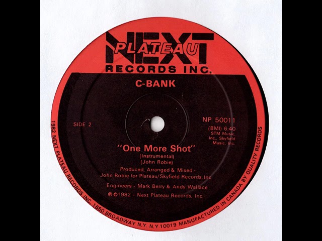 C-Bank Featuring Jenny Burton - One More Shot (Instrumental Dub