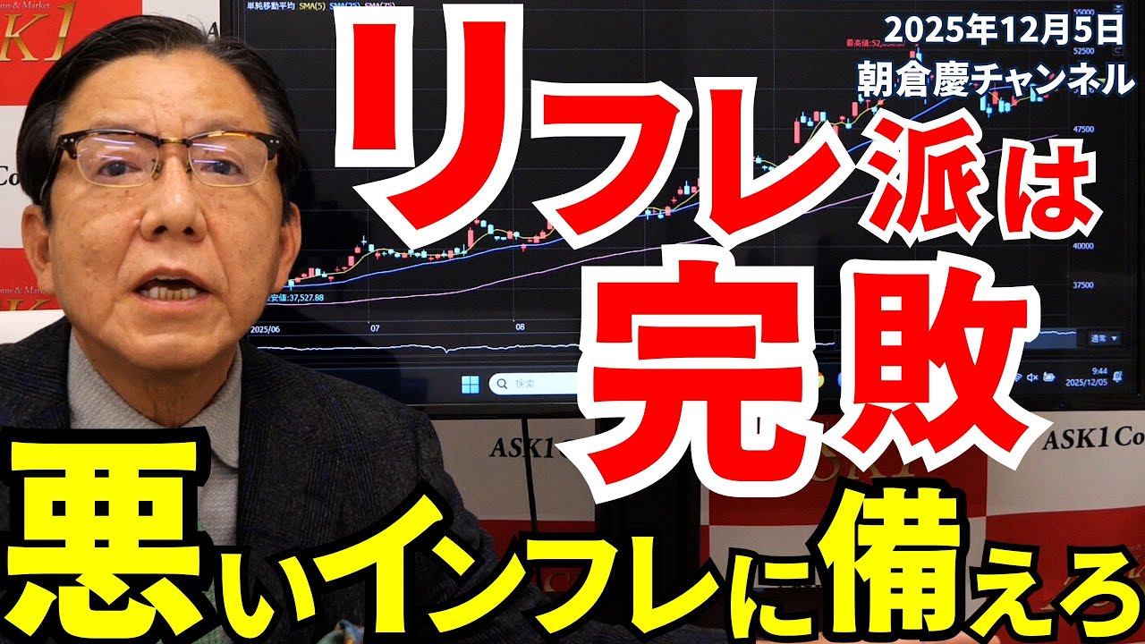 December 5, 2025: Reflationists are completely defeated. Prepare