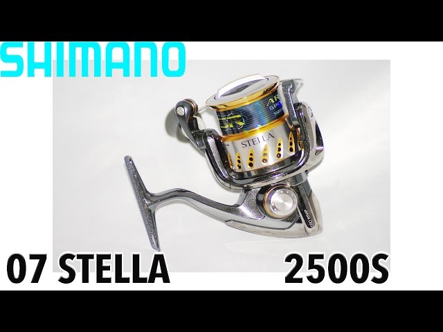Shimano Spinning Reel USED 07 STELLA 2500S From JAPAN - YouTube