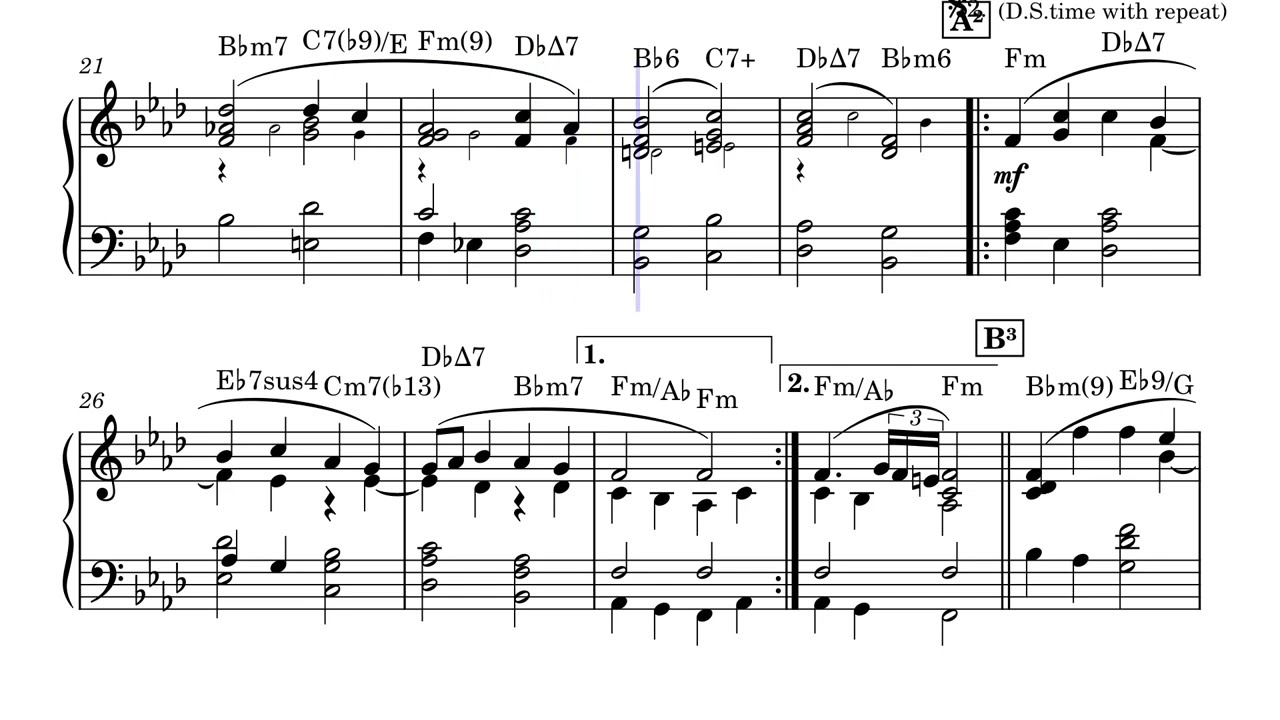 Happy End (ピアノ譜) - YouTube