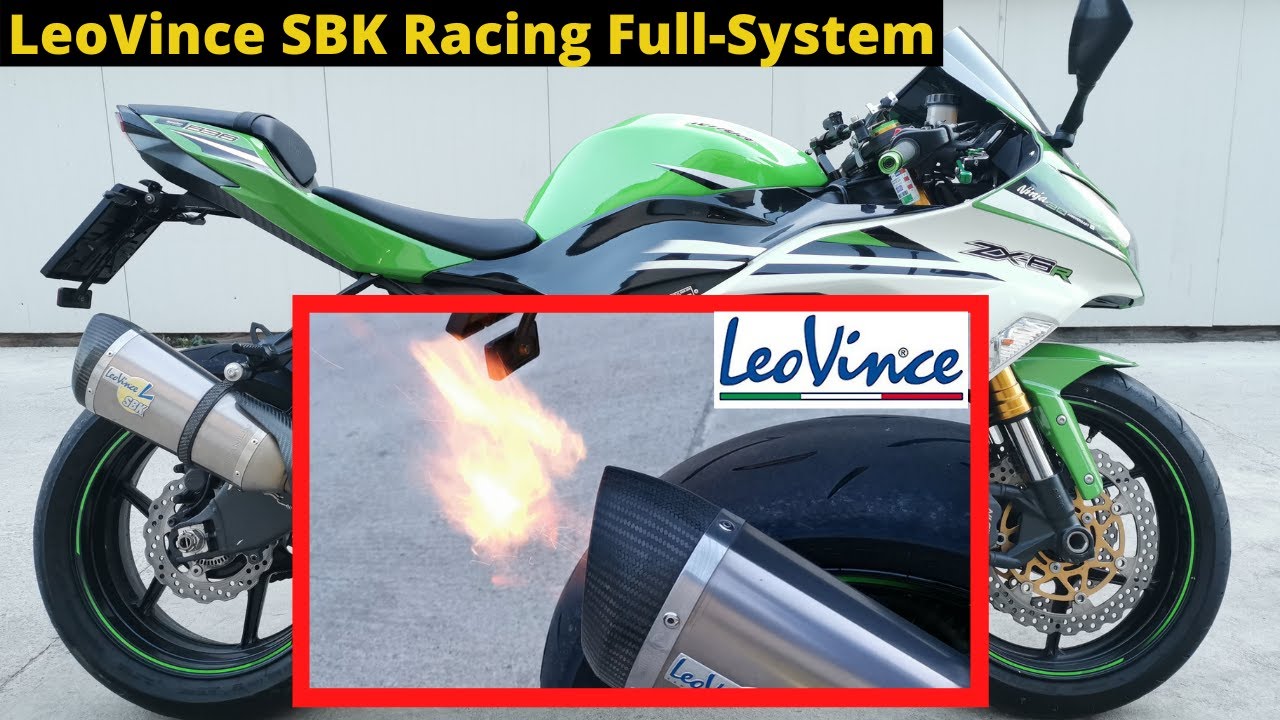 Kawasaki Ninja ZX6R 2013 LeoVince SBK Racing full System ZX-6R 636