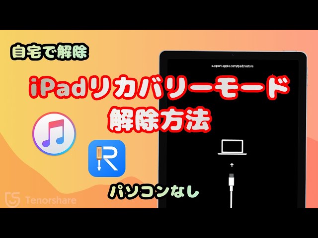 iPadOS18】iPadリカバリーモード解除方法｜Tenorshare ReiBoot【2024年