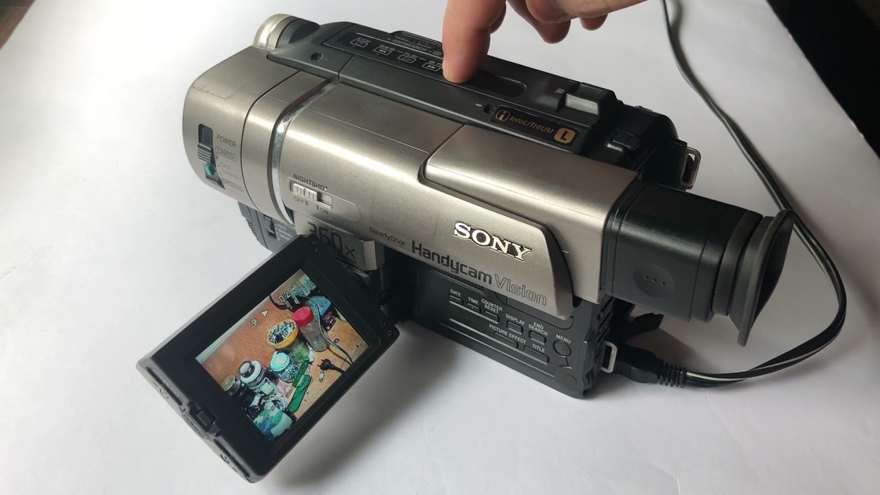 Sony CCD-TRV67 Handycam 8mm Camera Camcorder - YouTube