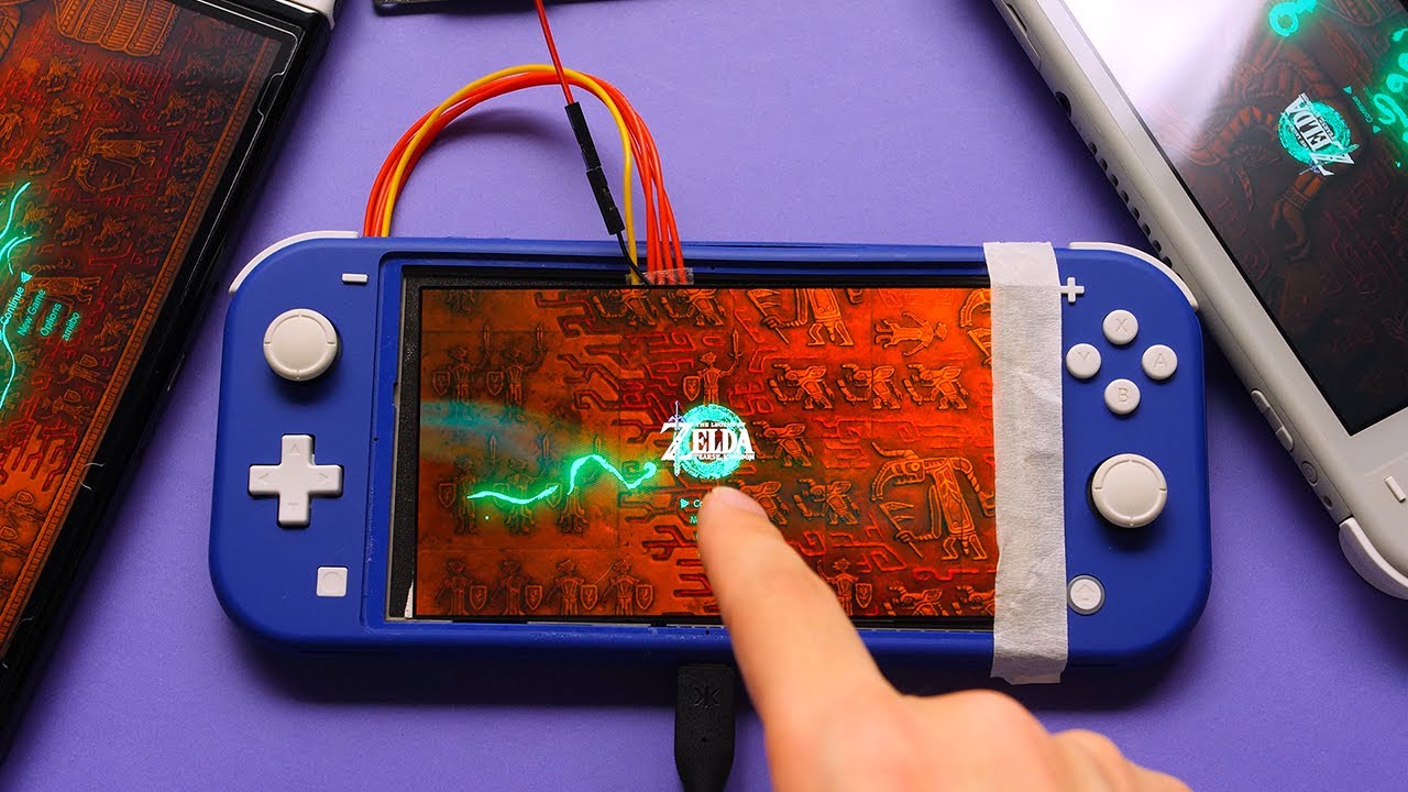 SUPER5 OLED for the Switch Lite - Engineering Preview - YouTube