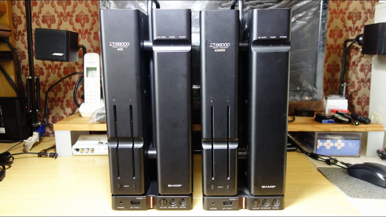 ジャンク】X68000 ACE HD 外観チェックと動作確認【分解修理その1