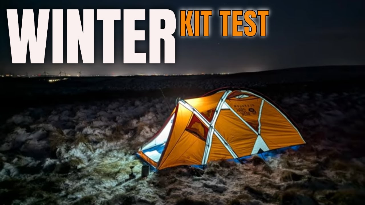 363 Mountain Hardwear EV2 Tent | First WINTER Camp | Testing New
