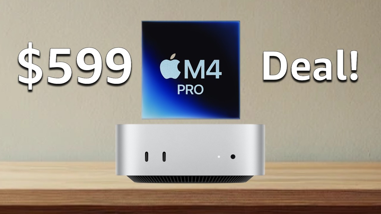 M4 Mac Mini New Design - Still $599! - YouTube