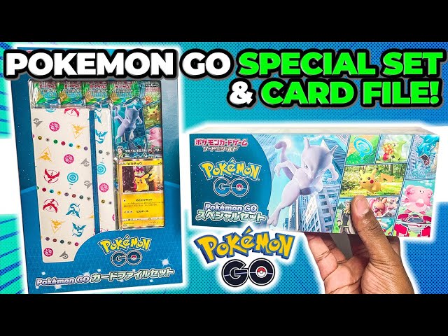 Pokemon GO Special Set Box & Card File Set Japanese OPENING! - YouTube
