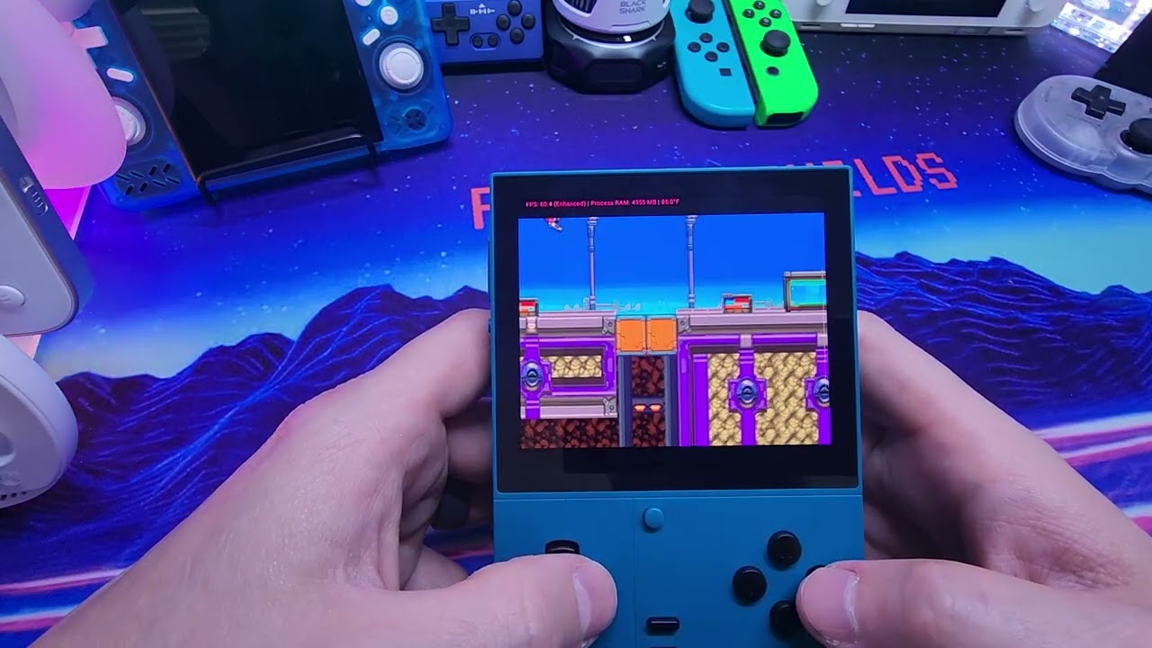 Retroid Pocket Classic Teal with Eden, testing my favorite 2D