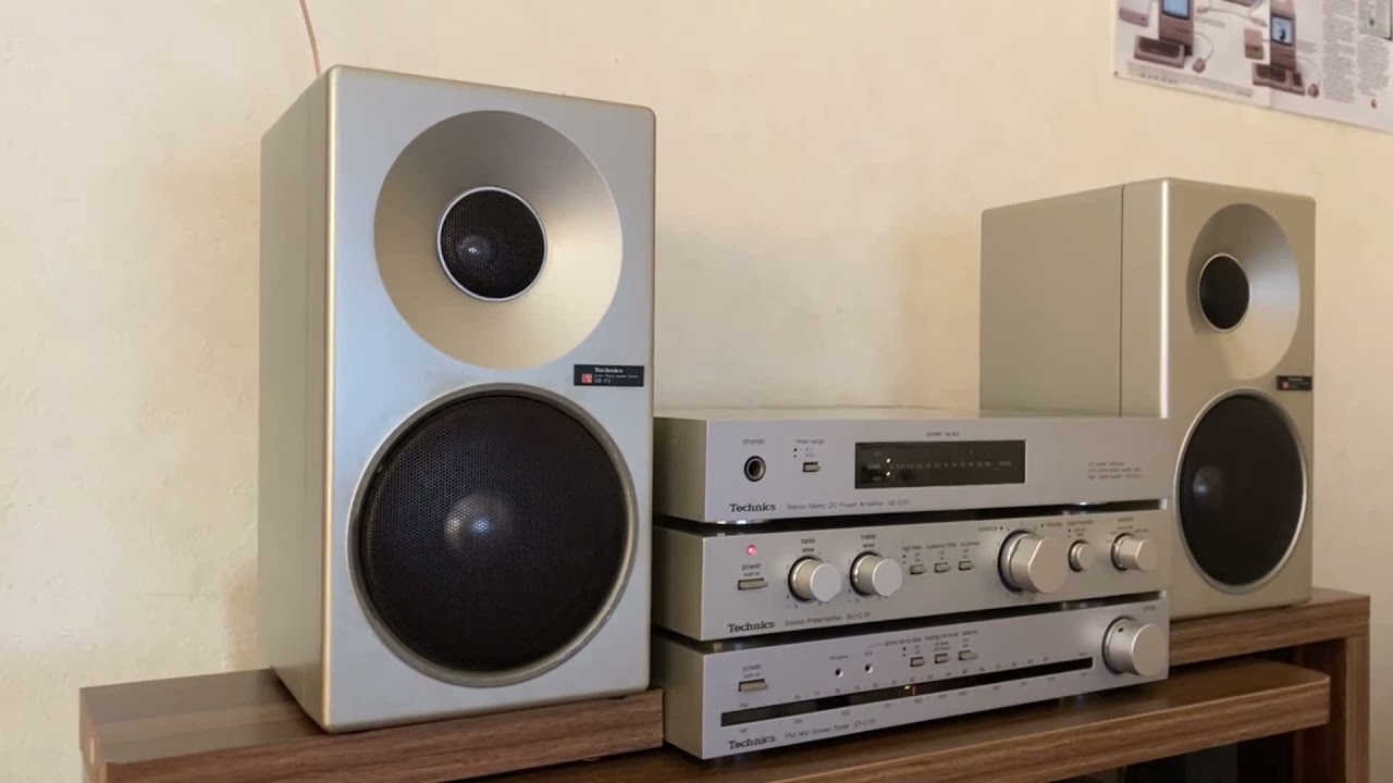 憧れだった テクニクス コンサイスコンポ を鳴らす♪ - YouTube