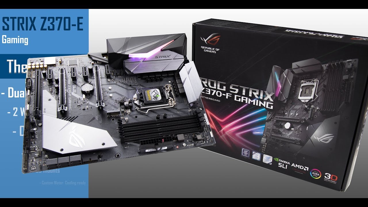 ROG STRIX Z370-F Gaming: The Review !!! - YouTube