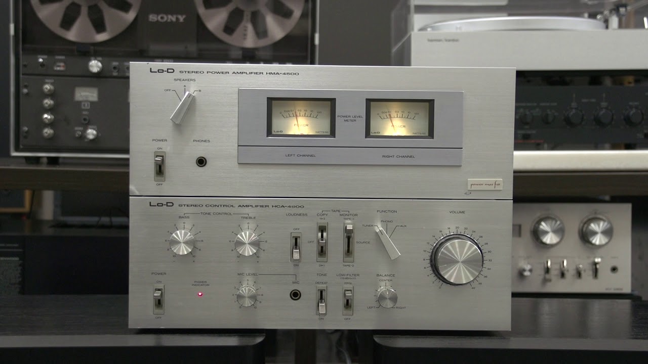 Lo-D HCA-4500 & Lo-D HMA-4500 - YouTube