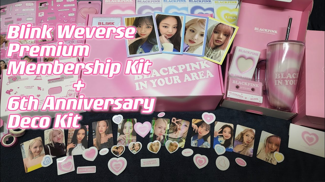 Unboxing] BLACKPINK - Blink Weverse Premium Membership Kit + 6th