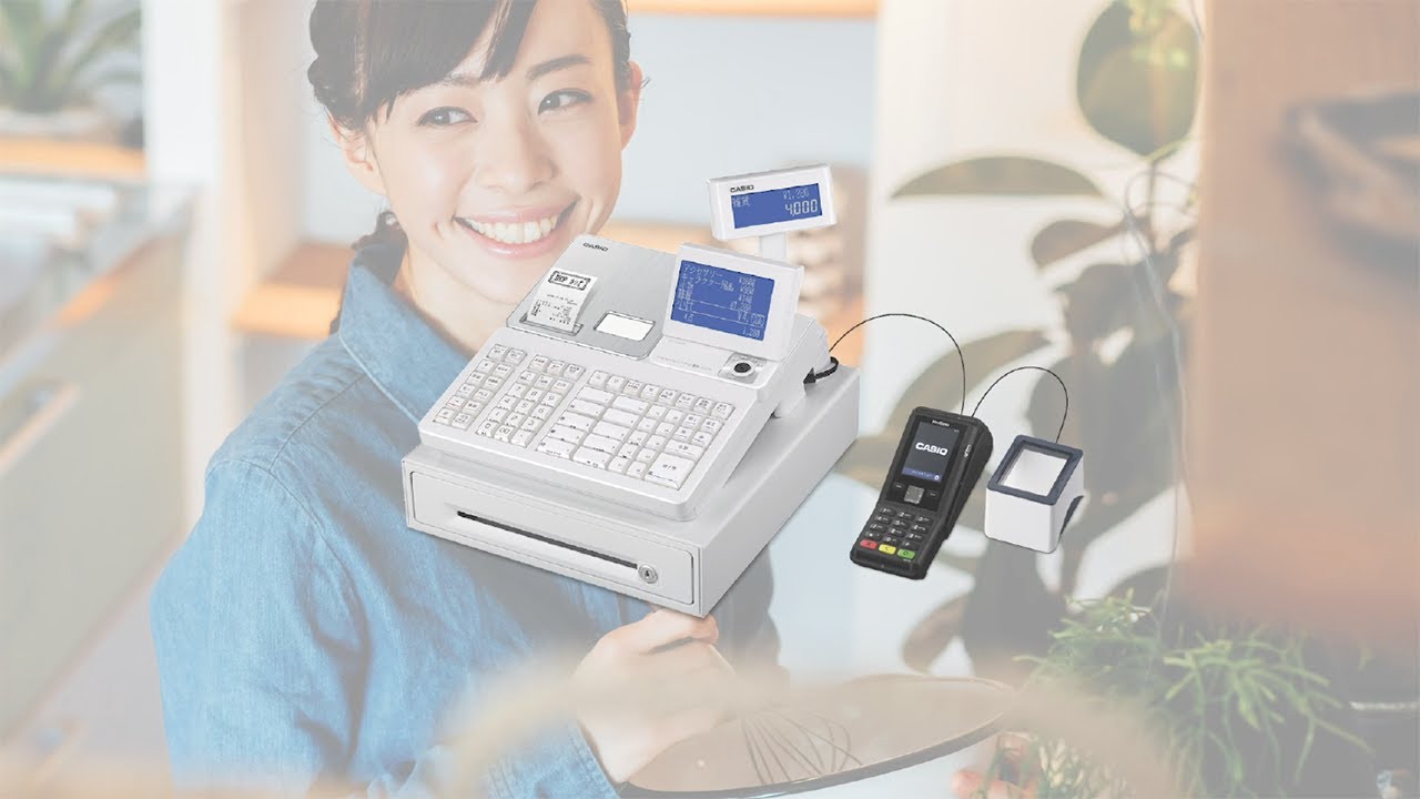 SR-C550-EX｜CASIOのレジスターとキャッシュレス決済サービス