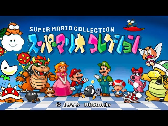 SNES LONGPLAY: Supe Mario All Stars - 100% Complete (4k/60fps