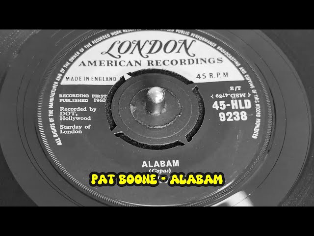 Pat Boone - Alabam (1960 7