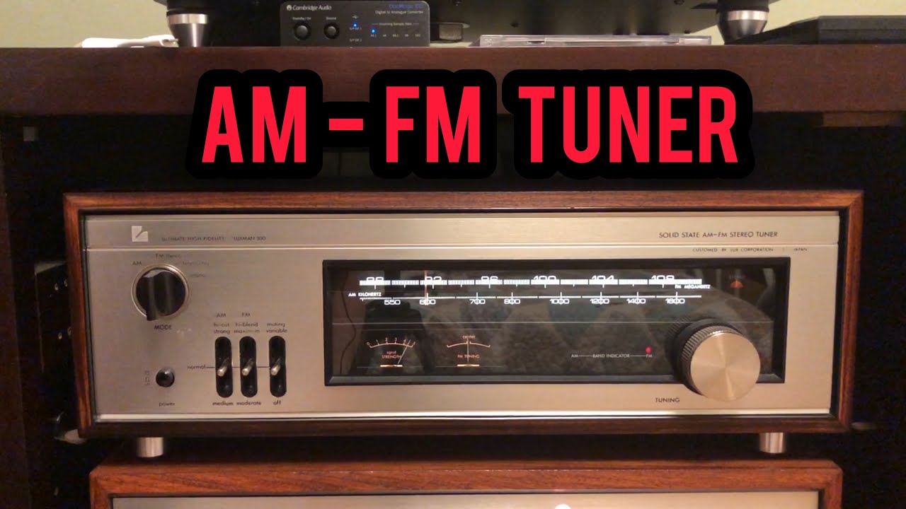 Luxman T-300 AM/FM Tuner - YouTube