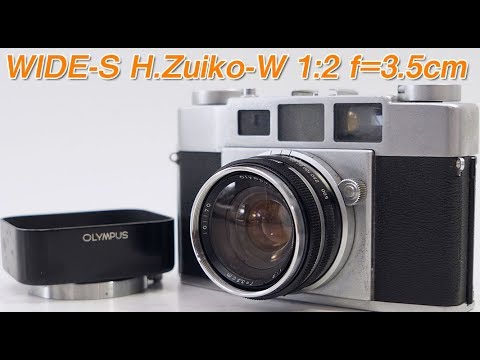 OLYMPUS WIDE-S H.Zuiko-W 1:2 f=3.5cm - YouTube