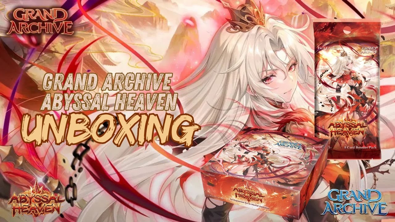 INSANE Grand Archive Unboxing: Abyssal Heaven Booster Pack REVEALS