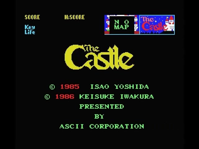 The Castle (MSX) - ASCII 1986 - Gameplay All Stages Completed