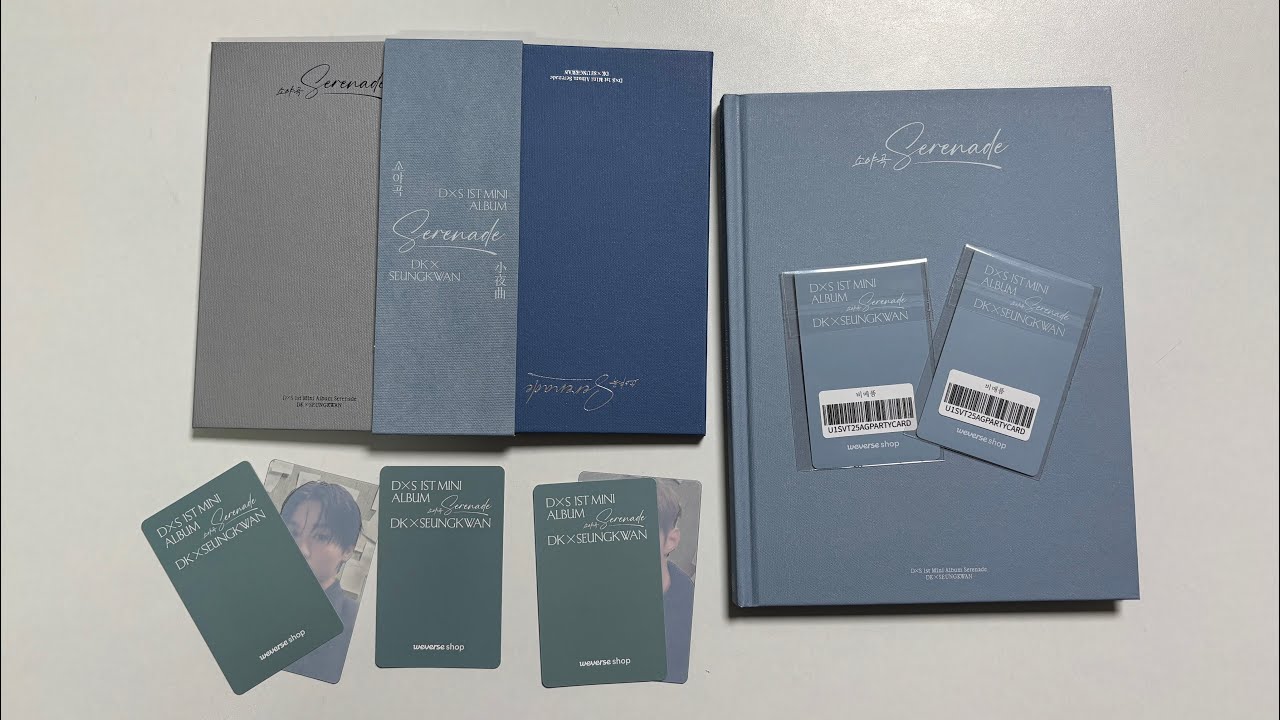 Seventeen DxS (도겸&승관) Serenade Standard ver Unboxing! (Blue