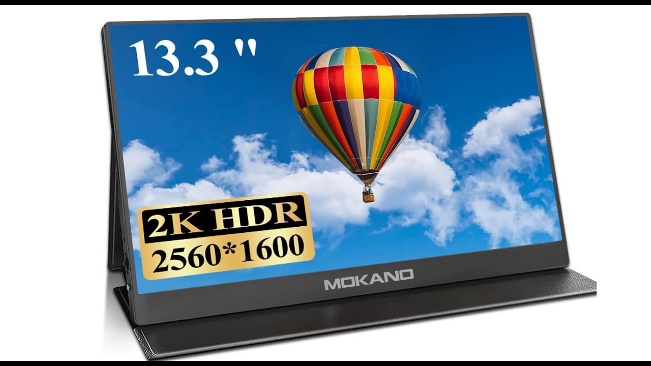 提供】作業効率アップ！MOKANO 13.3インチ モバイルモニター