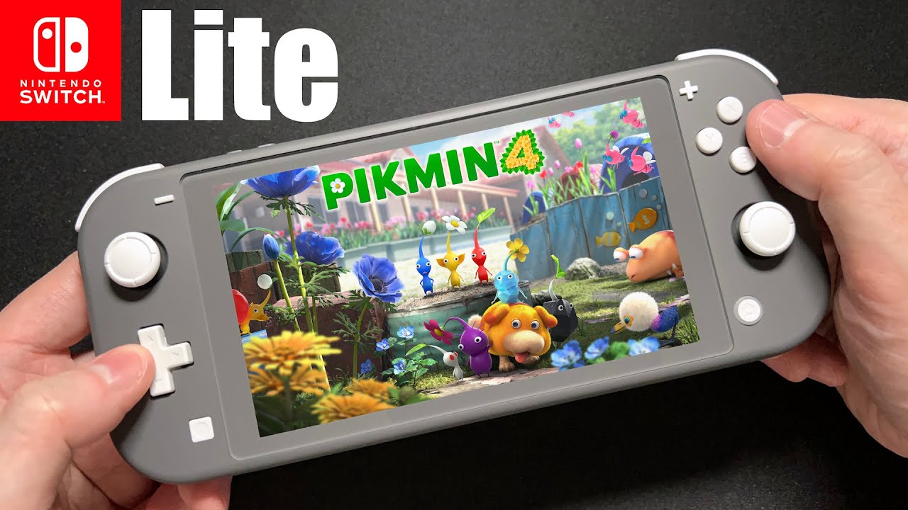 PIKMIN 4 on Nintendo Switch LITE Gameplay - YouTube