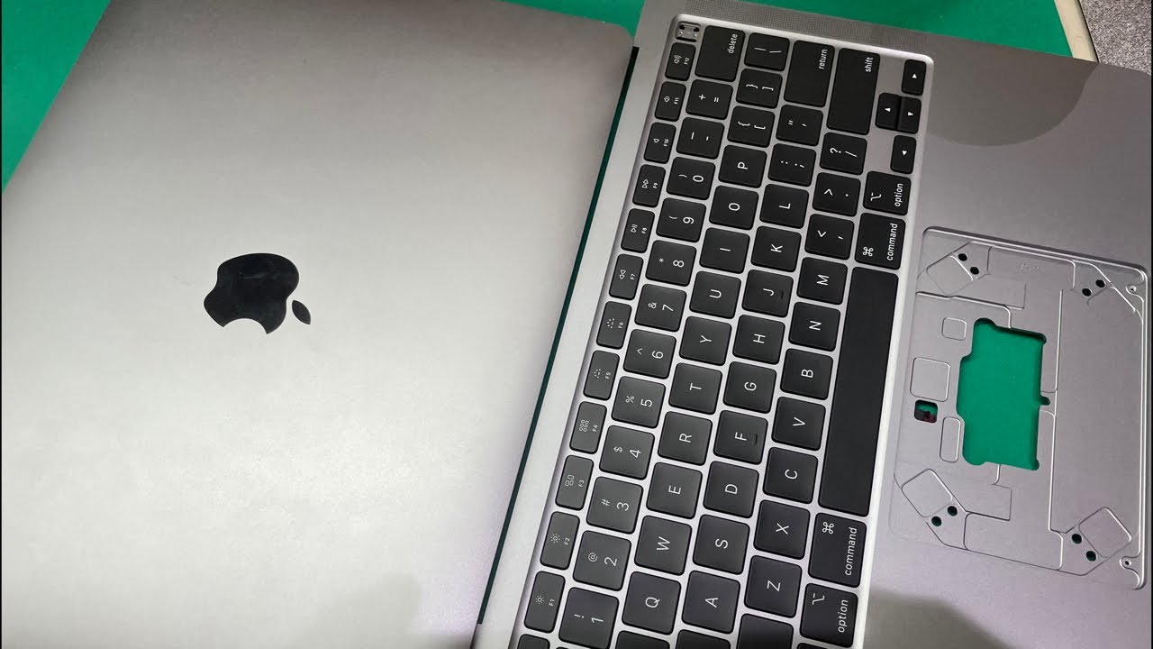 MacBook Air 2020 13in A2179 キーボードボディ交換修理 - YouTube