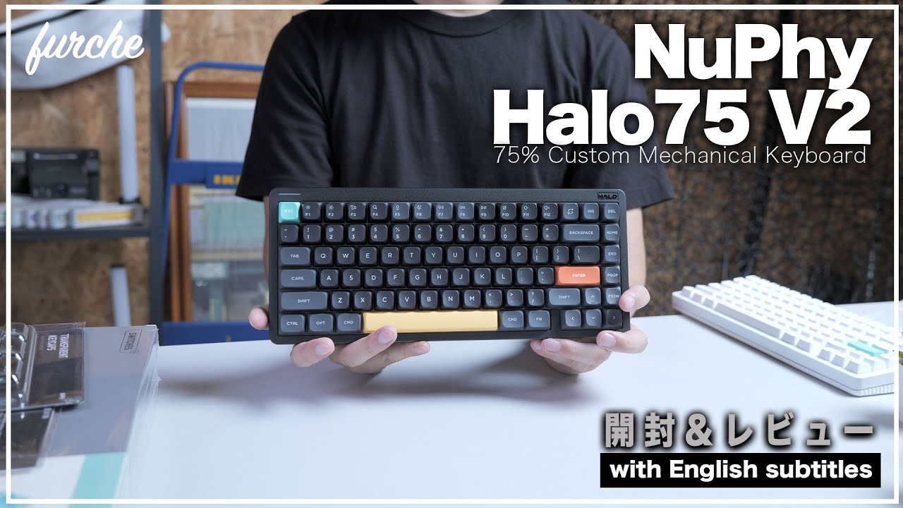 NuPhy Halo75 V2｜開封＆レビュー - YouTube