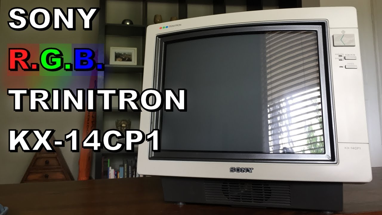 Sony Trinitron RGB Monitor KX-14CP1 - YouTube