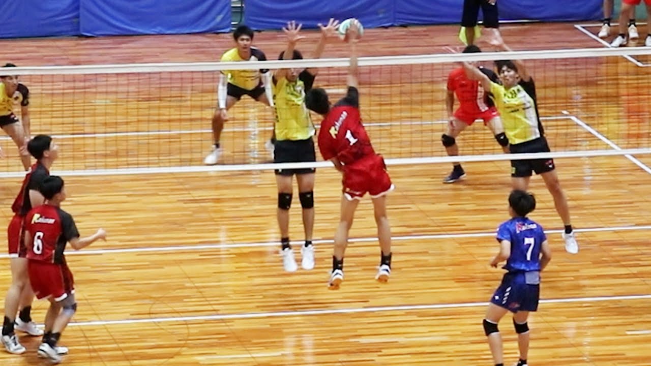 近畿総合バレー2023】洛南高校 vs 堺ブレイザーズ 第1セット ＜男子