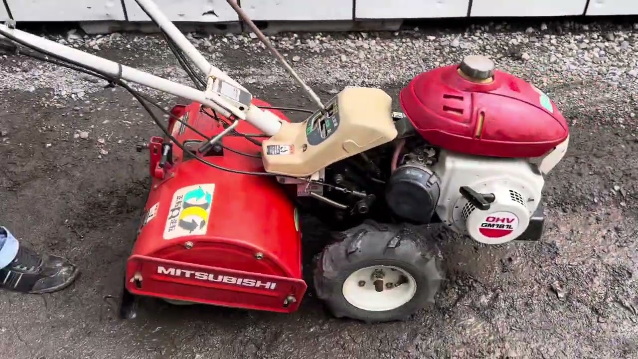 確認動画】三菱 ミツビシ MMR65 マイボーイ エンジン 耕運機 管理機