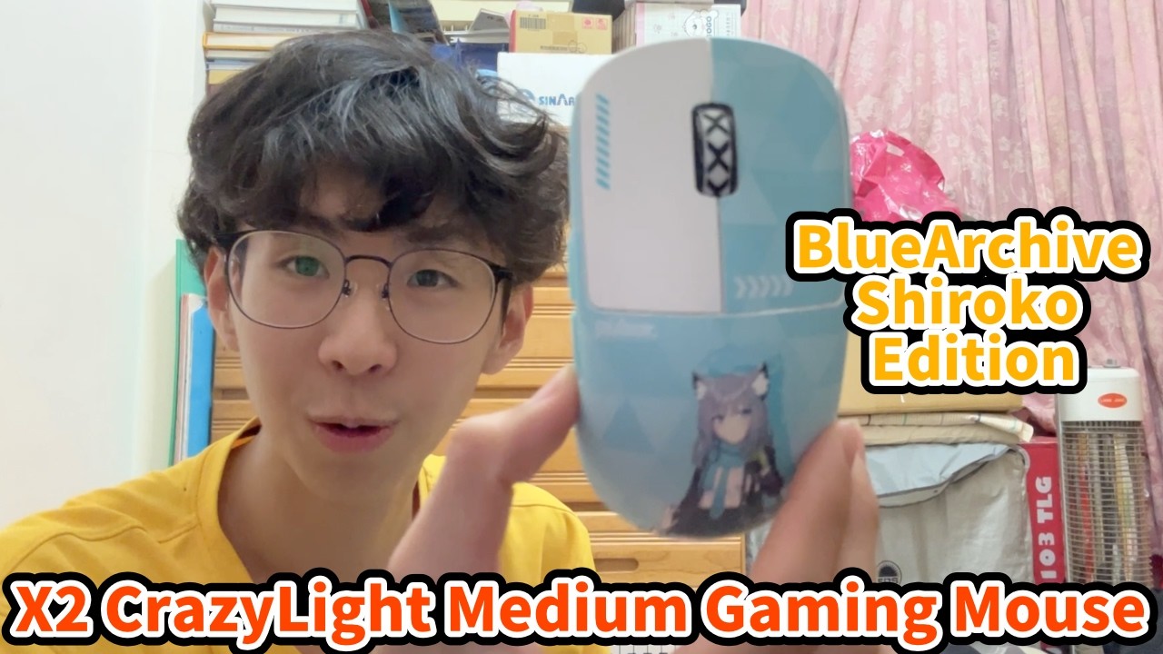 Palsarとブルーアーカイブコラボのマウスを開封してみた【X2