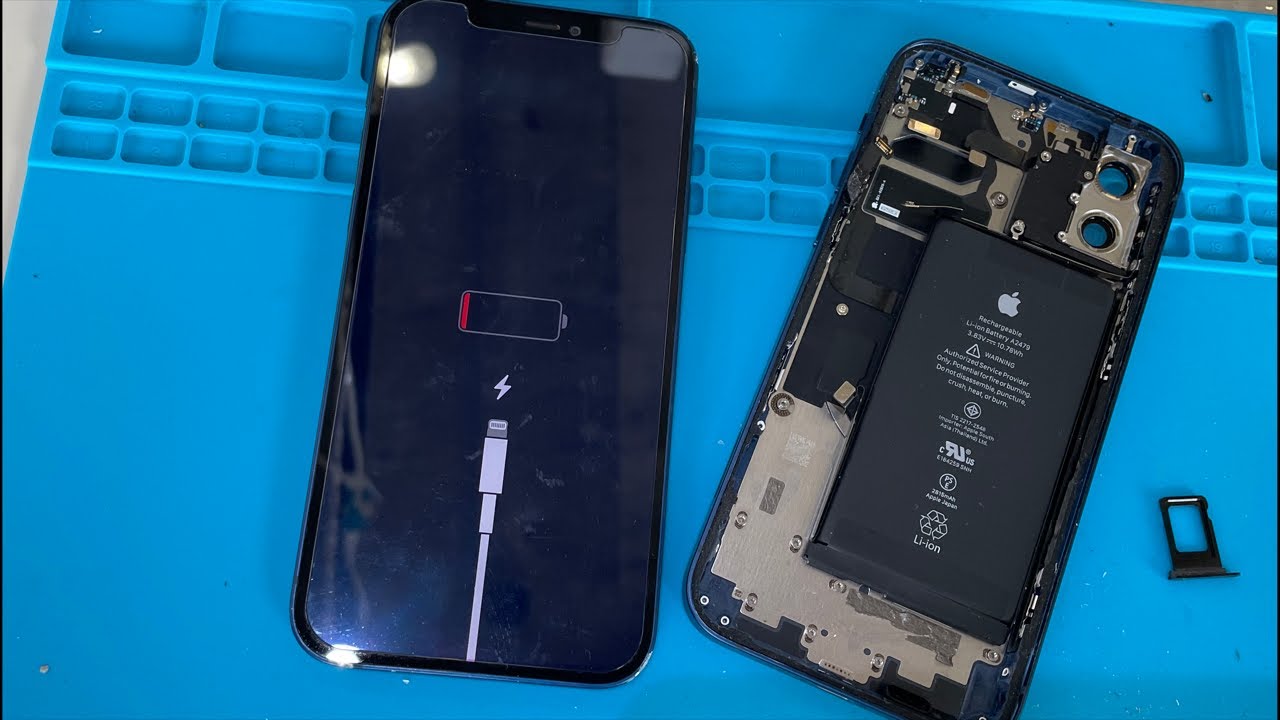 iPhone 12 起動しないロジックボードをジャンク品端末に入れ替え直るか